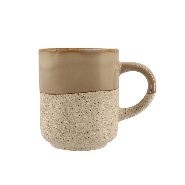 10 cl ceramic cup, assorted in 4 colors MACCHIATO set of 4