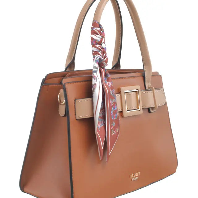 Sculpted Belted Tote