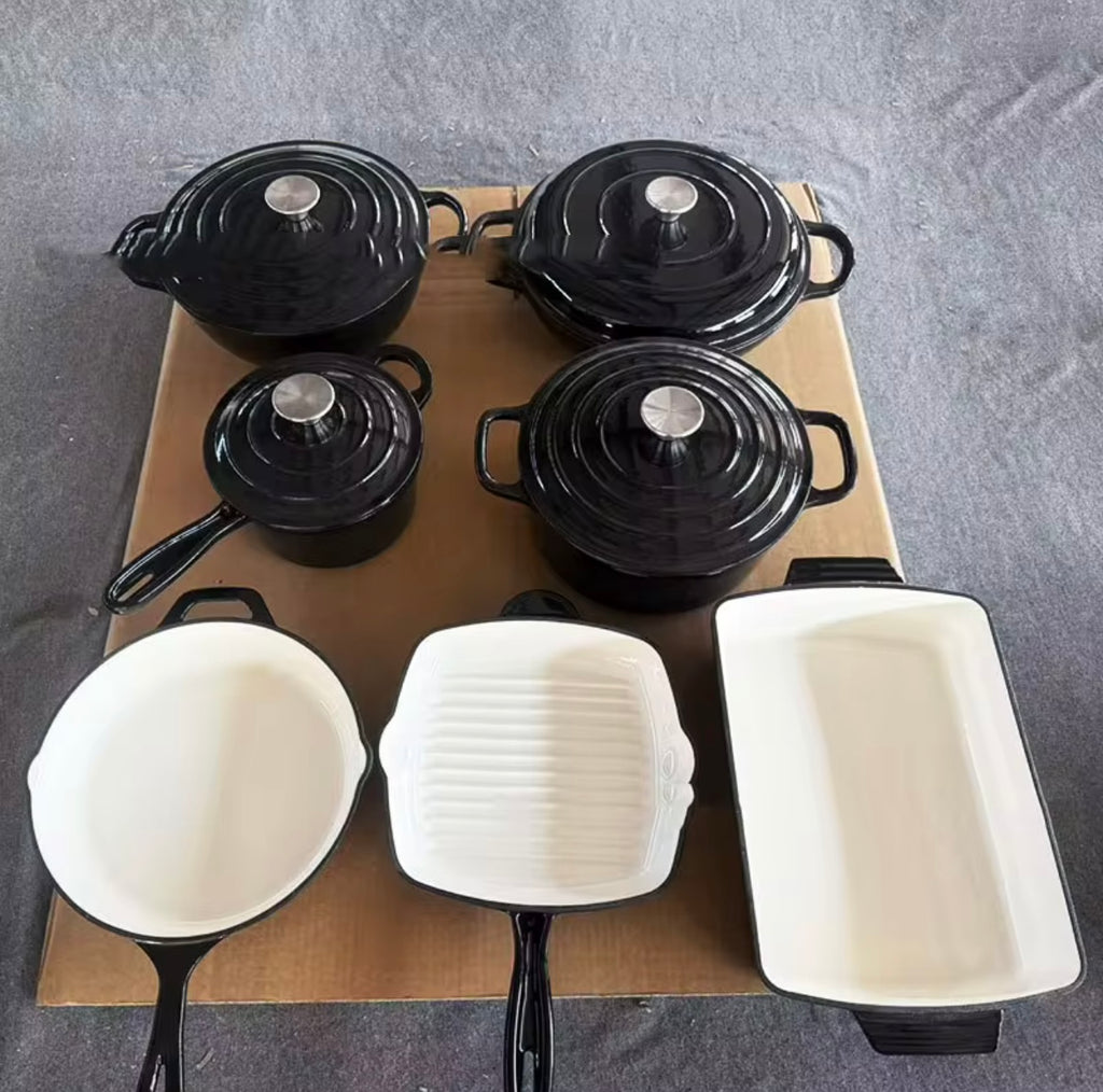 Cast iron 7 piece set
