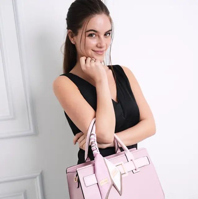 Sculpted Belted Tote